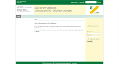 Desktop Screenshot of goz.lzk-sachsen.org